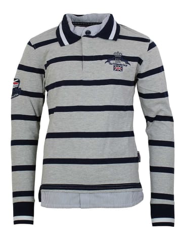 Peak Mountain Koszulka polo w kolorze szarym