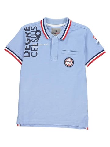 Peak Mountain Poloshirt in Hellblau