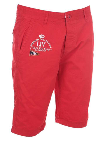 Peak Mountain Bermudy w kolorze czerwonym