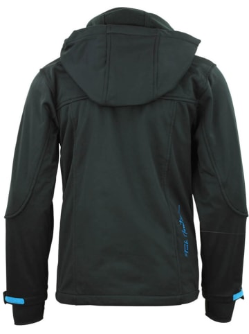 Peak Mountain Softshelljacke in Schwarz/Blau