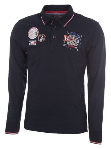 Peak Mountain Pololongsleeve in Dunkelblau