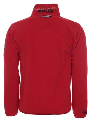 Peak Mountain Kurtka polarowa w kolorze czerwonym