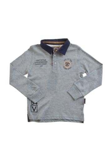 Peak Mountain Koszulka polo w kolorze szarym