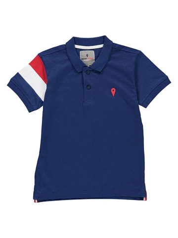 Peak Mountain Koszulka polo w kolorze granatowym