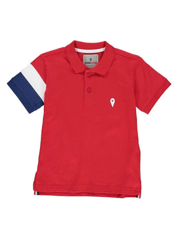 Peak Mountain Koszulka polo w kolorze czerwonym