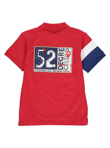 Peak Mountain Koszulka polo w kolorze czerwonym