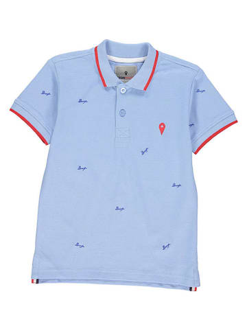 Peak Mountain Poloshirt in Hellblau