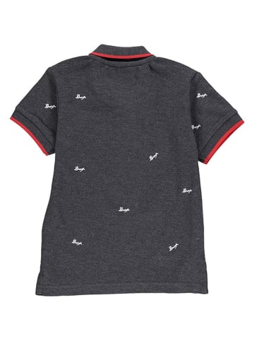 Peak Mountain Koszulka polo w kolorze szarym