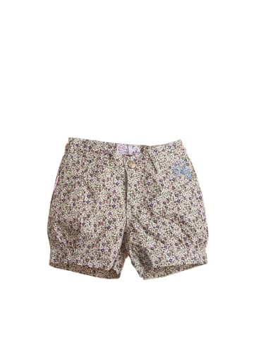Peak Mountain Shorts in Beige/ Dunkelblau/ Pink