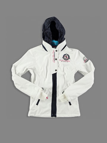 Peak Mountain Kurtka softshellowa w kolorze białym