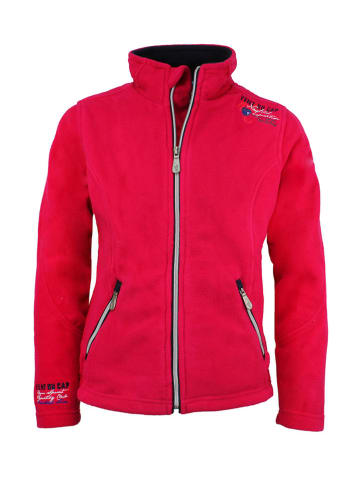 Peak Mountain Kurtka polarowa w kolorze czerwonym