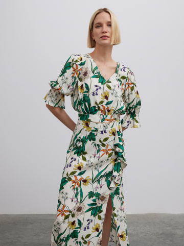 BGN Bluse in Weiß/ Grün