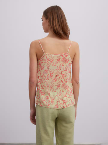 BGN Top in Creme/ Pink