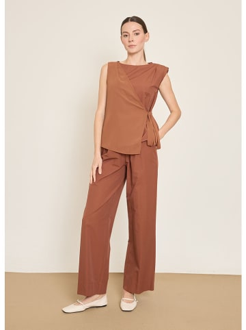 BGN Bluse in Hellbraun