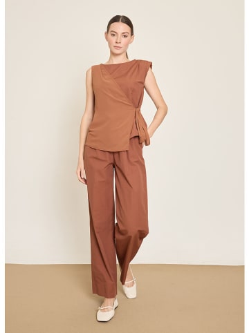 BGN Bluse in Hellbraun