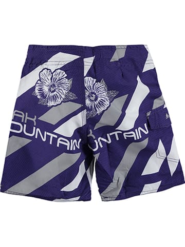 Peak Mountain Szorty kąpielowe w kolorze fioletowo-białym