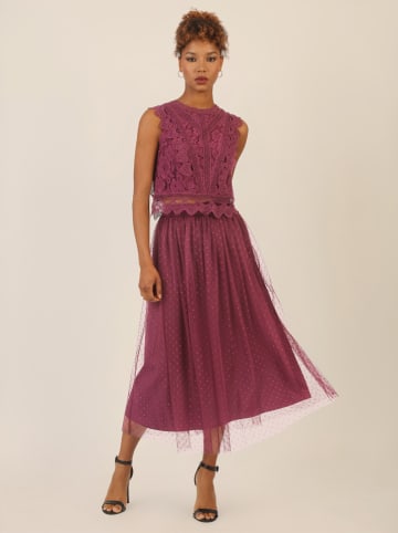 APART Spódnica tiulowa w kolorze bordowym