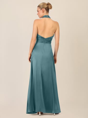 APART Satynowa sukienka w kolorze morskim