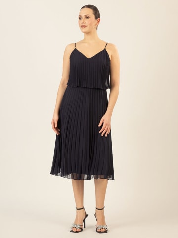 APART Plisséjurk donkerblauw