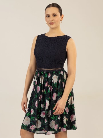 APART Kleid in Schwarz/ Rosa