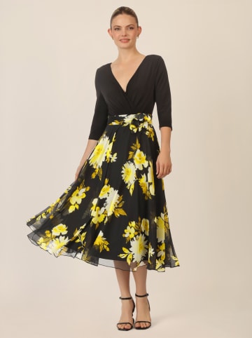 APART Sukienka w kolorze czarno-żółtym