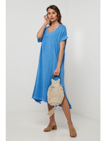 Lin Passion Kleid in Blau