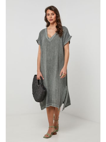 Lin Passion Sukienka w kolorze khaki