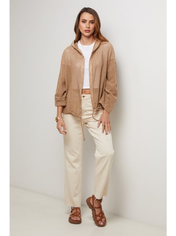 Lin Passion Leinenjacke in Camel