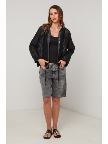 Lin Passion Leinenjacke in Schwarz