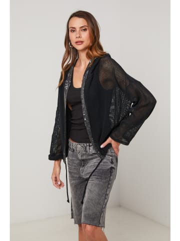 Lin Passion Leinenjacke in Schwarz