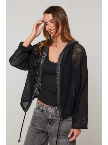 Lin Passion Leinenjacke in Schwarz
