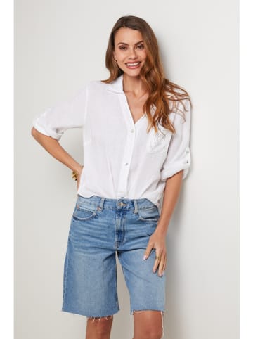 Lin Passion Lniana koszula w kolorze białym