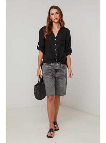 Lin Passion Lniana koszula w kolorze czarnym