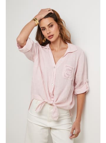 Lin Passion Leinen-Hemd in Rosa