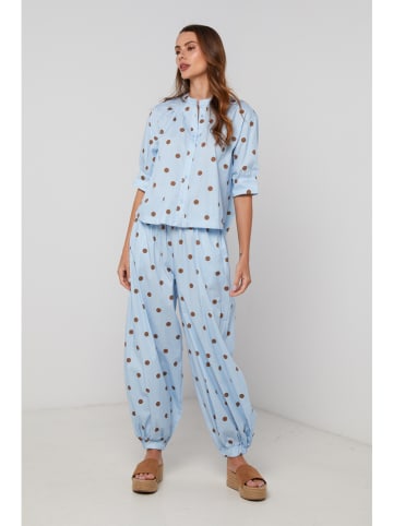 Lin Passion Blouse lichtblauw