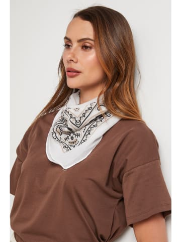 Lin Passion Bandana wit/zwart