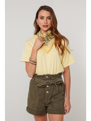 Lin Passion Bandana geel/bruin