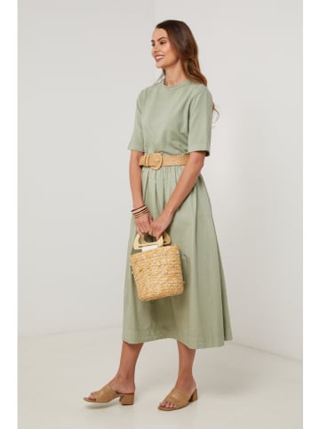 Lin Passion Sukienka w kolorze khaki