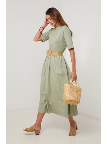 Lin Passion Kleid in Khaki