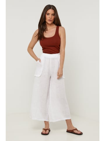 Lin Passion Leinen-Hose in Weiß
