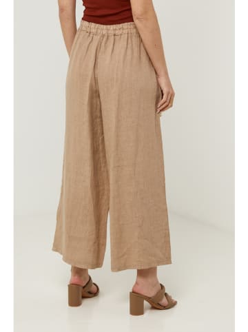 Lin Passion Leinen-Hose in Camel