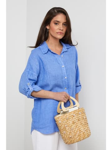Lin Passion Leinen-Hemd in Blau