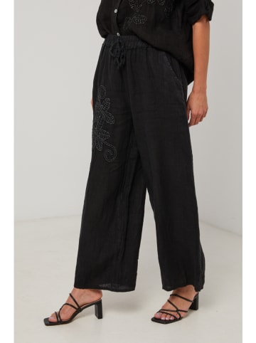 Lin Passion Linnen broek zwart