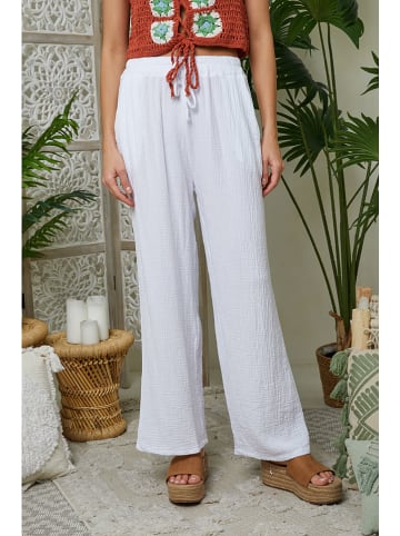 Lin Passion Leinen-Hose in Weiß