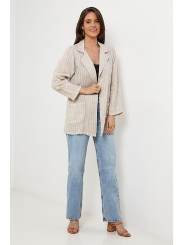 Lin Passion Leinen-Blazer in Beige
