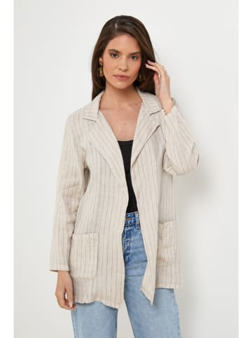 Lin Passion Leinen-Blazer in Beige