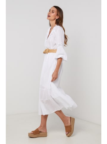 Lin Passion Kleid in Weiß