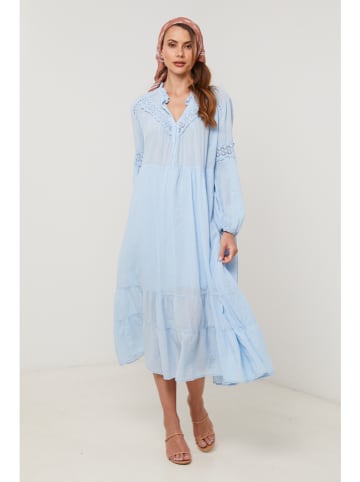 Lin Passion Kleid in Hellblau