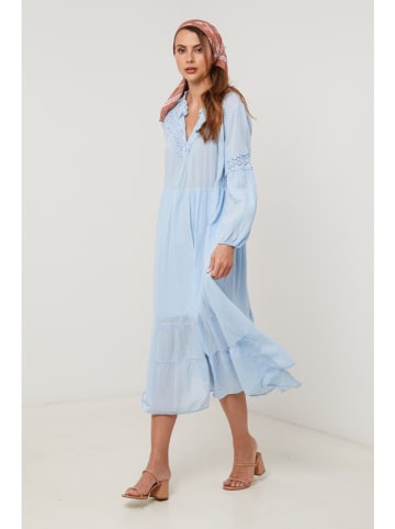 Lin Passion Kleid in Hellblau