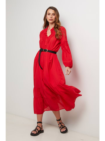 Lin Passion Kleid in Rot